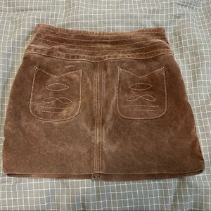 Free people suede skirt - size 2